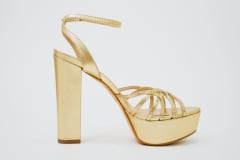 Sandalia Dorada Plataforma Fiesta