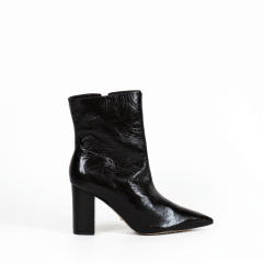 BOTIN CUERO NEGRO GLAM