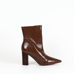 BOTIN CUERO CHOCO GLAM