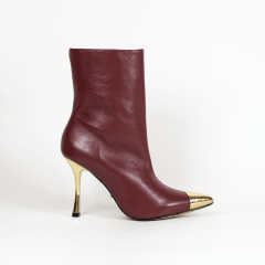 BOTIN CUERO  BURDEO PUNTA ORO