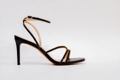 SANDALIA NEGRA CRISTAL ZIRCONIA