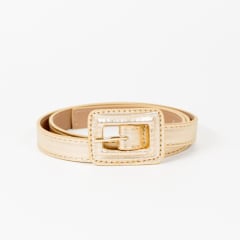 CINTURON CUERO SELENE DORADO