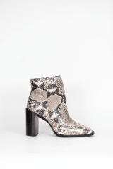 BOTIN CUERO PITON GRIS CLASICO