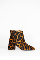 BOTIN CUERO PELO PRINT