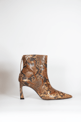 BOTIN CUERO PITON CAMEL FUEGO