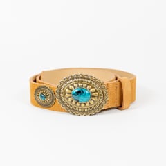 CINTURON CUERO ELENA CAMEL