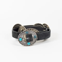 CINTURON CUERO DULCINEA NEGRO