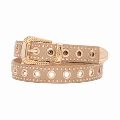 CINTURON PU SABRINA BEIGE