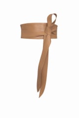 CINTURON CUERO FAJA BEIGE