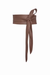 CINTURON CUERO FAJA MOKA