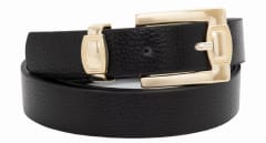 CINTURON CUERO LENA NEGRO