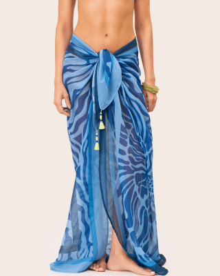 Pareo OndadeMar Azul Estampado P165/IZ