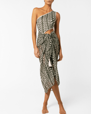 Pareo Verde Green Linee Encantadore 2454 TA