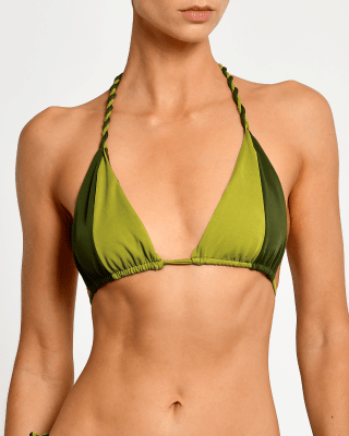 Top Triángulo Verde Bimori Rana Green Encantadore 2522-T