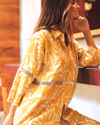 Camisa Mostaza