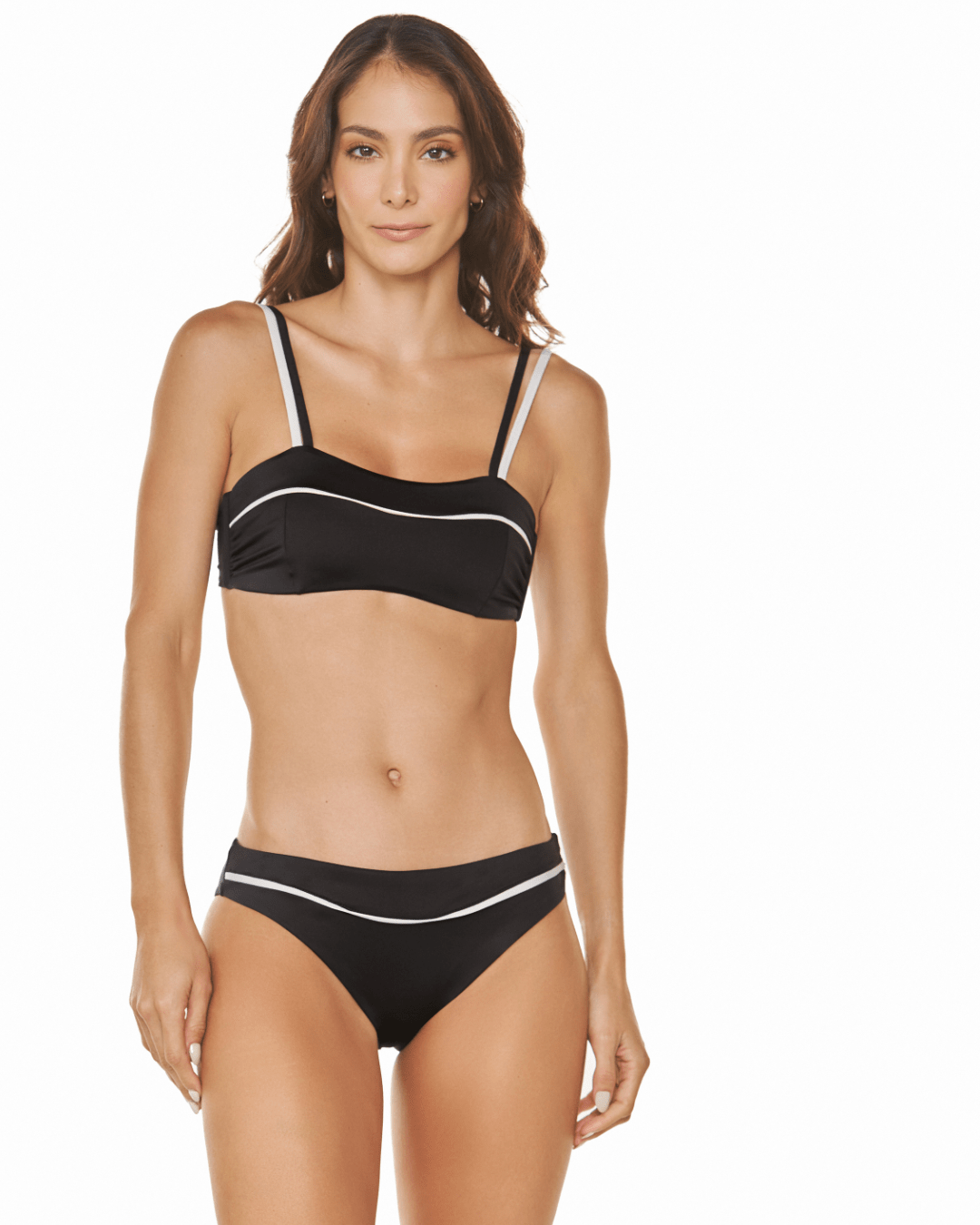 Calzón de bikini negro con lateral ancho Varadero 24291 Full1