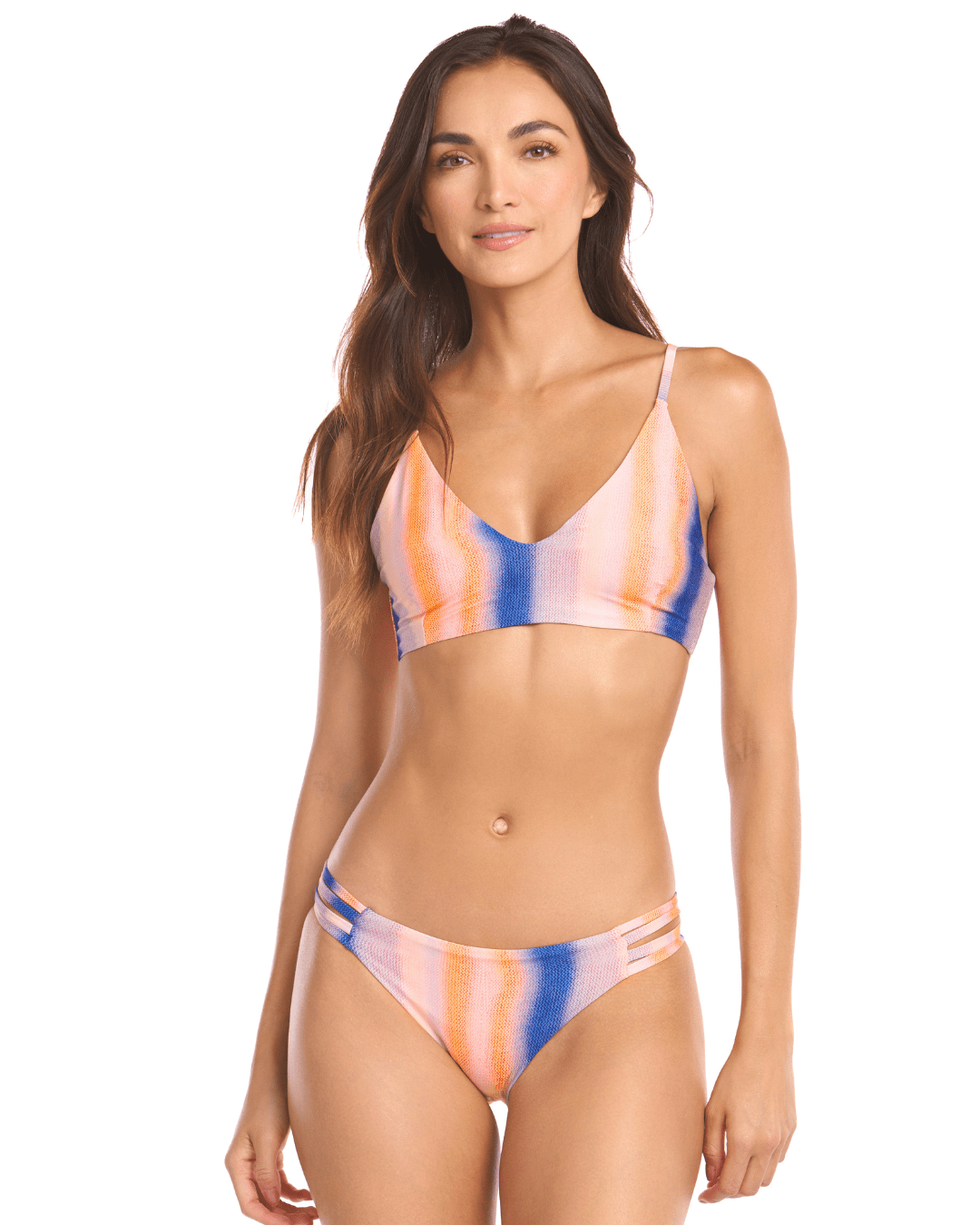 Top de bikini con tirantes ajustables 