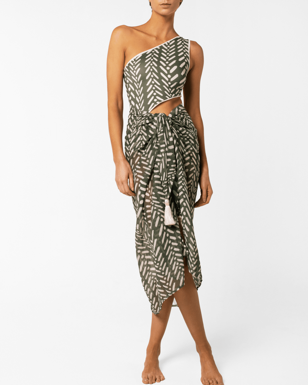 Pareo Verde Green Linee Encantadore 2454 TA2