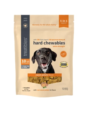Galletas 10 mg CBD para perro Extra Strength sabor camote Grain-Free, Treatibles