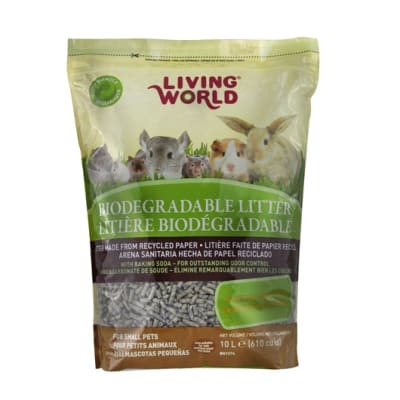 Sustrato Natural Biodegradable Pequeños Animales 10L. Living World