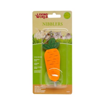 Living World Zanahoria/Maiz Madera Masticable NIBBLERS