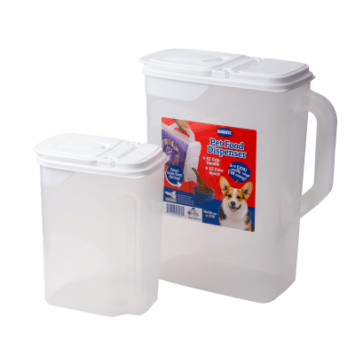 Pack de 2 dispensadores de alimento - 3.4Kg + 1Kg