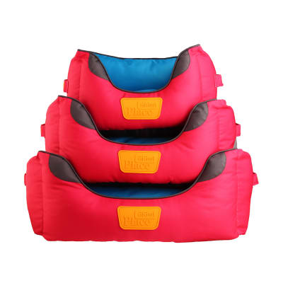 Cama Gigwi cuadrada Rojo/azul