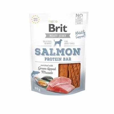 BRIT Jerky Snack Salmon protein bar for dogs 80 Gr