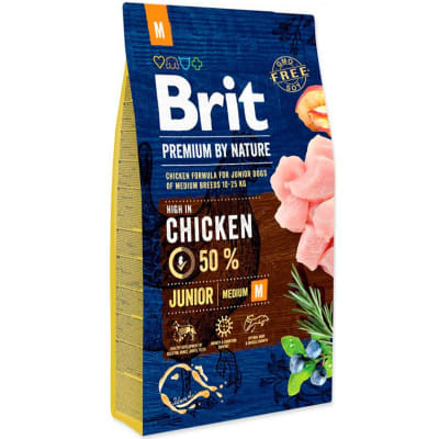 BRIT Premium by Nature Junior Medium Chicken