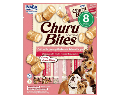 Dog Churu Bites Pollo con Salmón 8 unidades