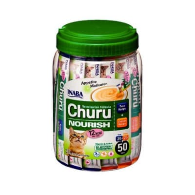 Snack Churu Vet Nourish para Gatos 50 Tubos