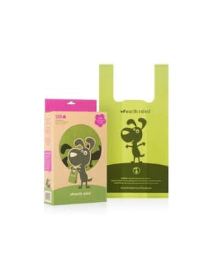 120 Bolsas Con Manija 13.5X7 Olor Lavanda