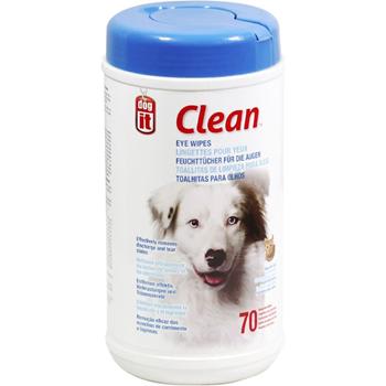 Toallitas Dogit, limpieza ojos y lagrimales, 70 unidades