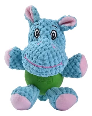 Peluche Plush Con Pelota Mascan Hipopotamo