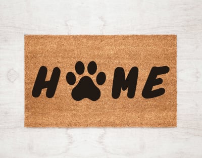 Felpudo Kokomat Home pata perro