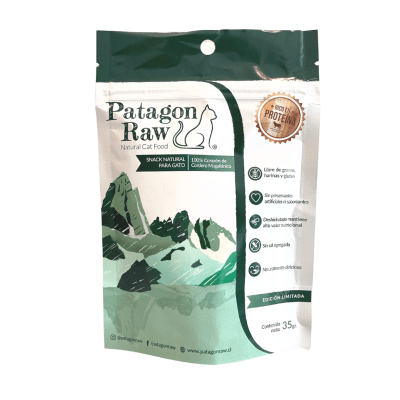 Patagon Raw Snack Cordero Magallánico para Gatos