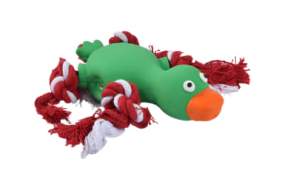 Pato Latex Con Cuerda. Mascan