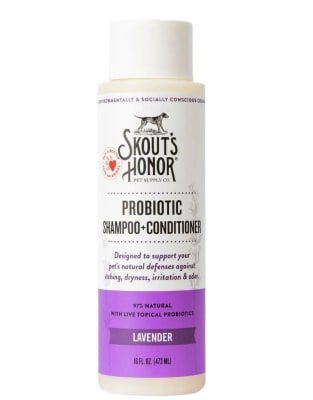 SKOUT´S HONOR Probiotic Shampoo + Conditioner para perros y gatos- Aroma lavanda