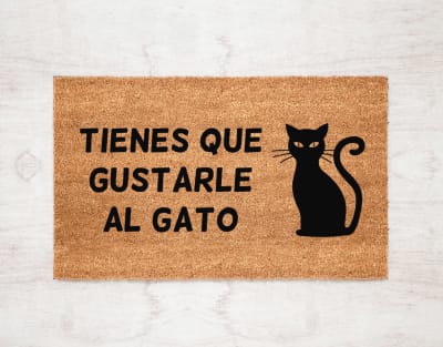 Felpudo Kokomat Tienes que gustarle al cat