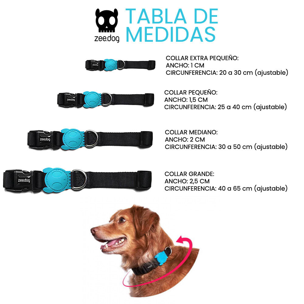 Zeedog Collar Ultimate Blue3