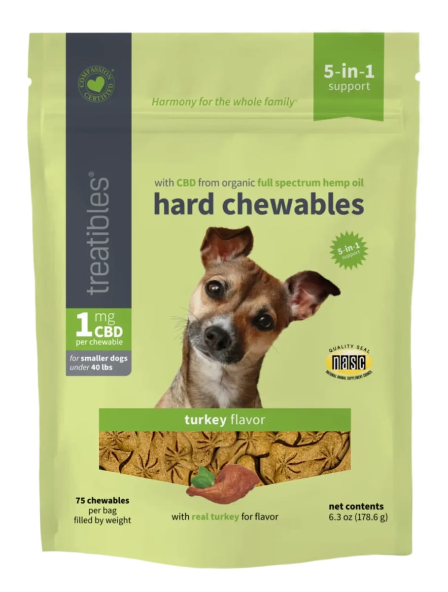 Galletas 1 mg CBD para perro CALM, sabor Pavo, Treatibles2