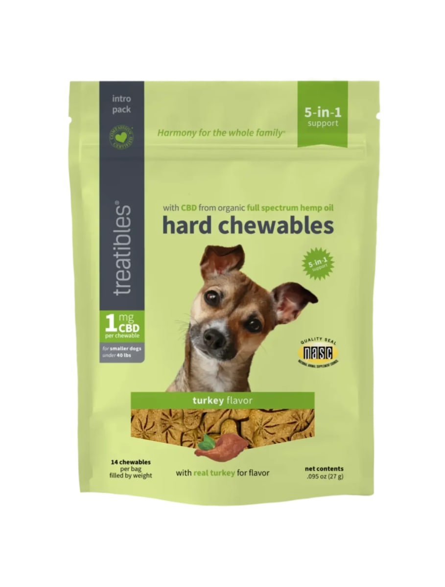 Galletas 1 mg CBD para perro CALM, sabor Pavo, Treatibles1