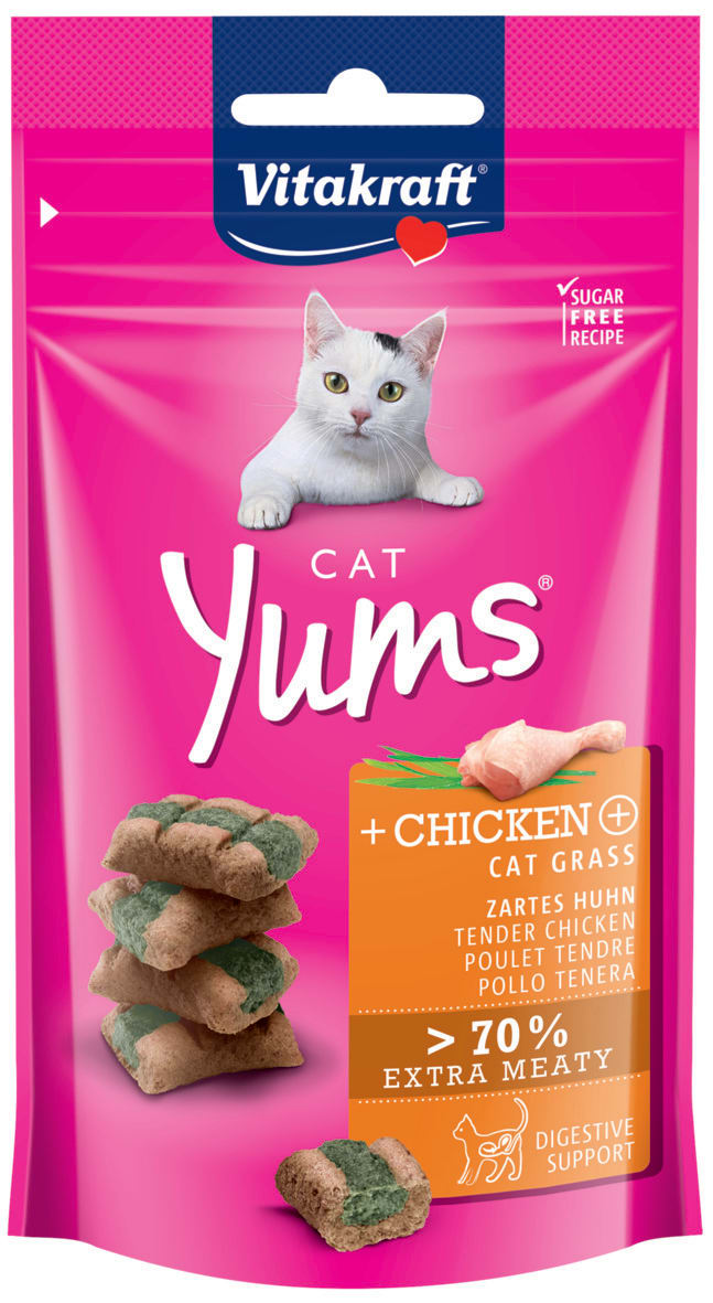 Vitakraft Cat Yums Pollo Y Cat Grass 40 Gr1