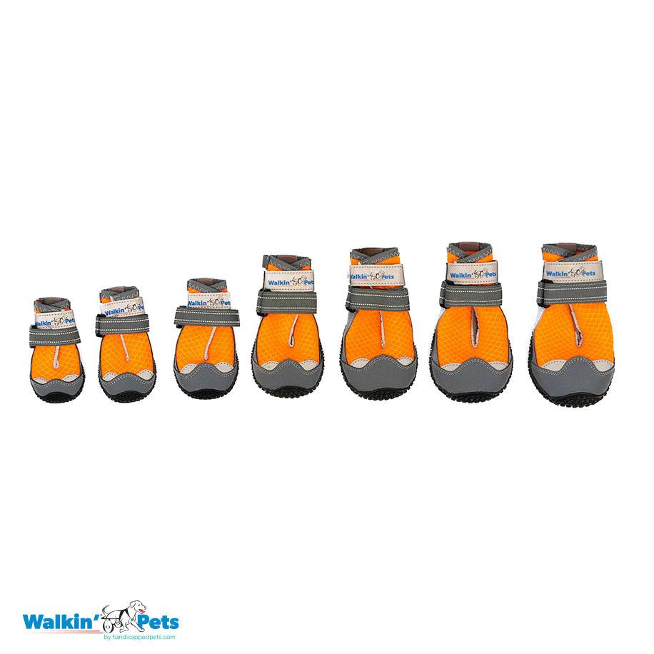 Par de Botas Walkin naranjas3