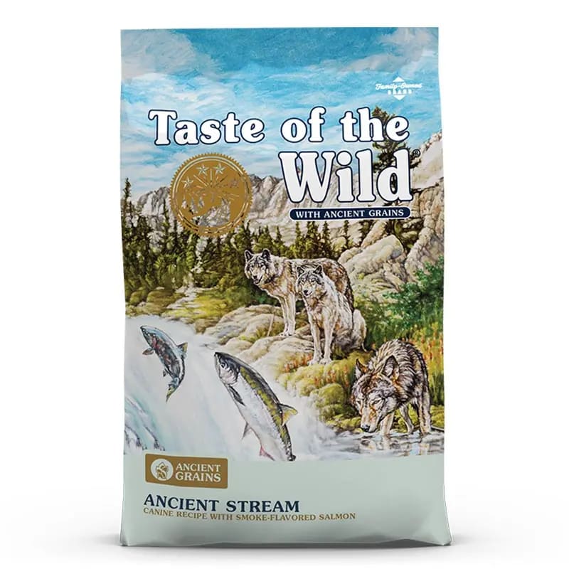 Ancient Stream Canine Recipe (Salmon Ahumado) - Taste of the Wild1