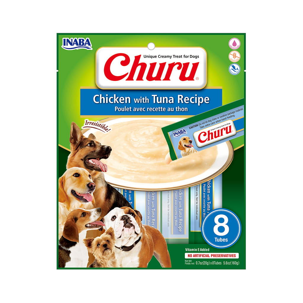 Dog Churu 8P Chicken With Tuna Recipe1