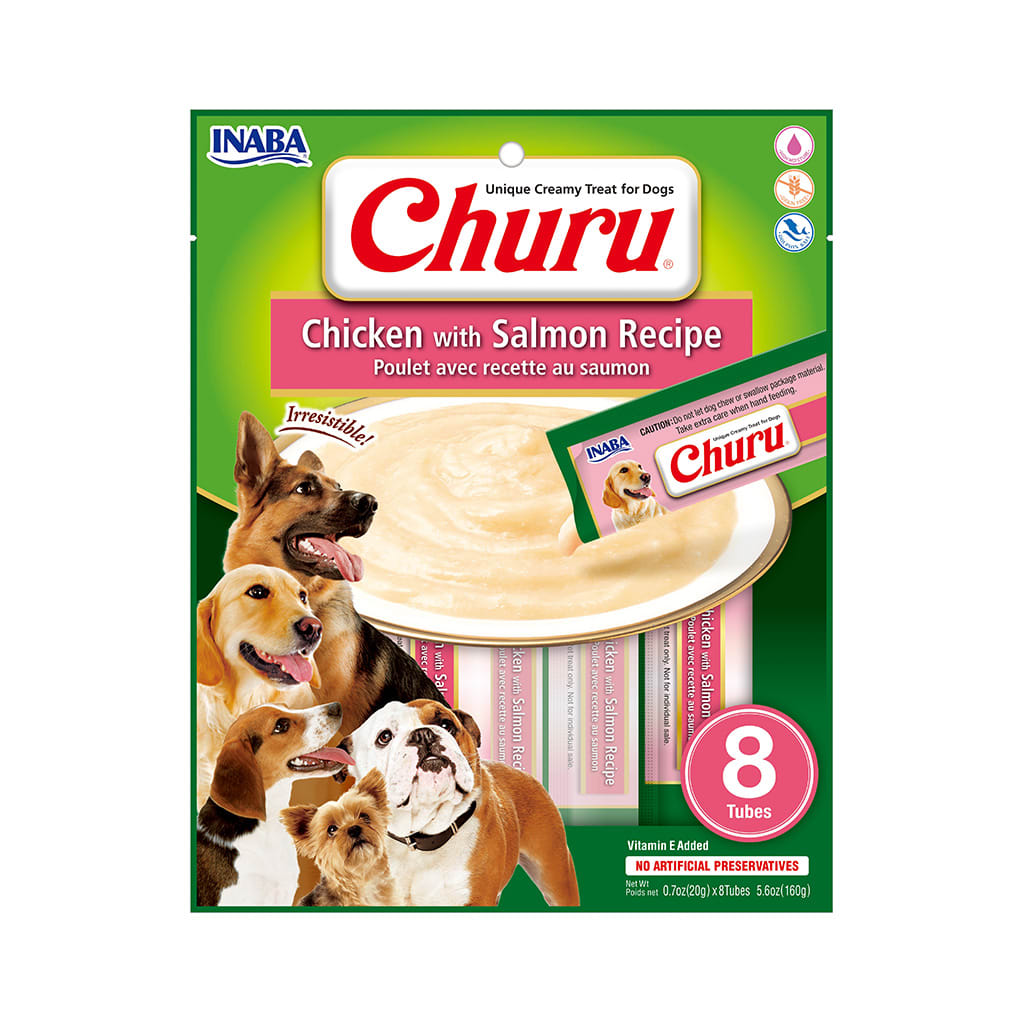 Dog Churu 8P Chicken With Salmon Recipe1