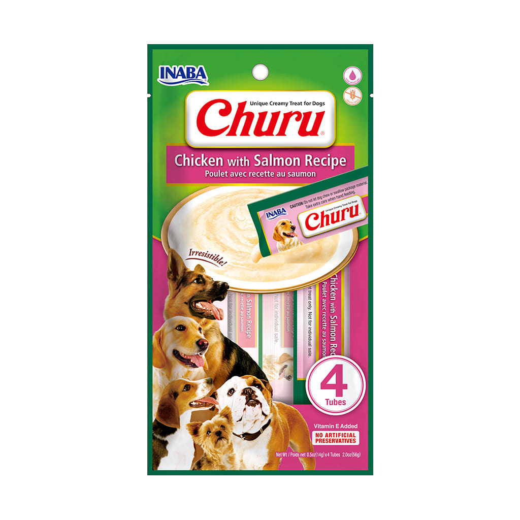 Dog Churu 4P Chicken With Salmon Recipe1