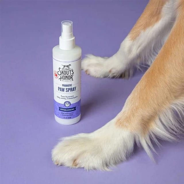 SKOUT´S HONOR Probiotic Paw spray para perros y gatos3