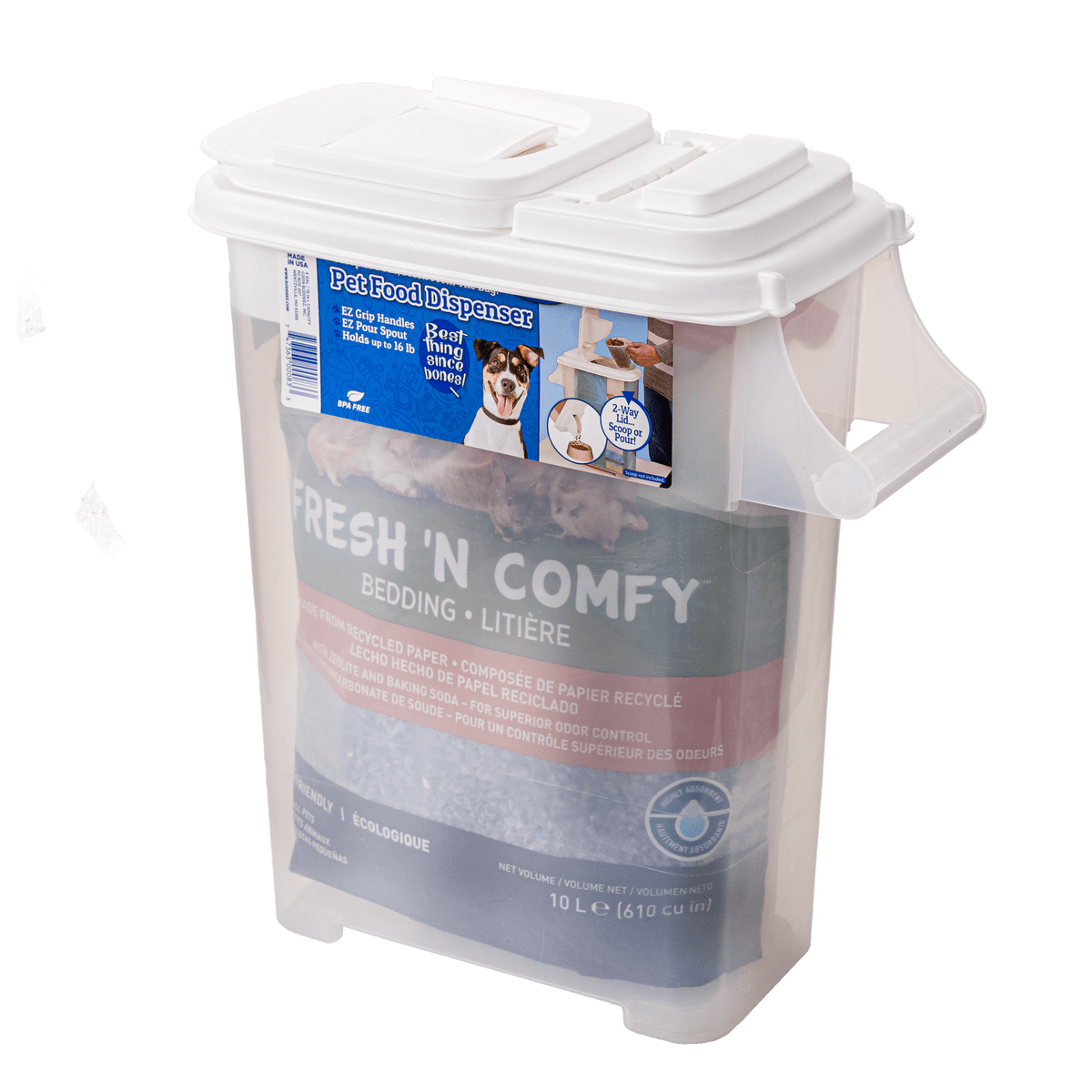 Dispensador de alimento 15 L (aprox 6 Kg) - Buddeez4